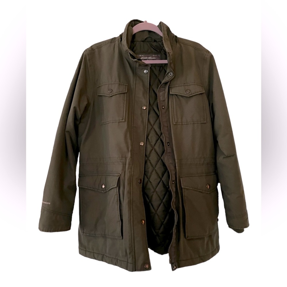 Eddie Bauer dark loden Westbridge parka / women's XL